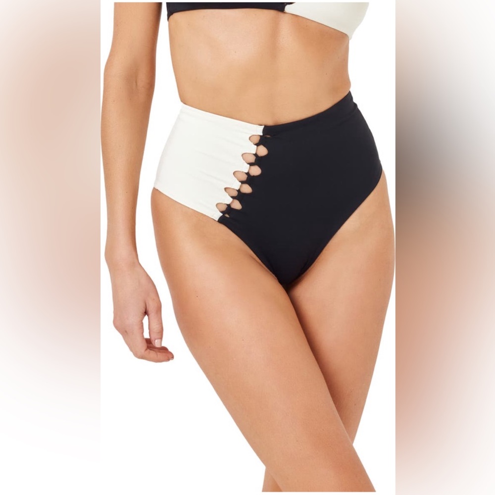 L*Space Solstice High Waist Bikini Bottom, Small, $125